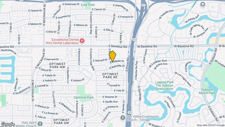 2105 E Colgate Dr Map and Location Details