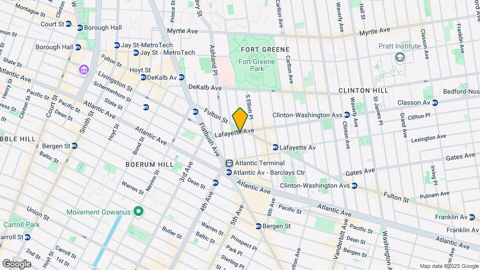 92 Fort Greene Place Map and Location Details