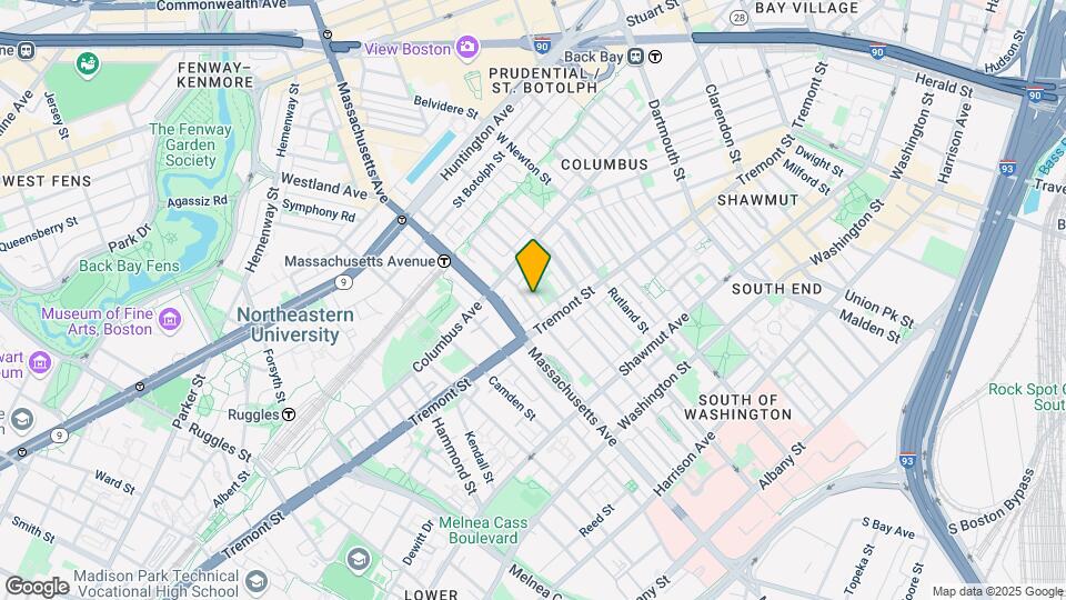 201 W Springfield St Map and Location Details