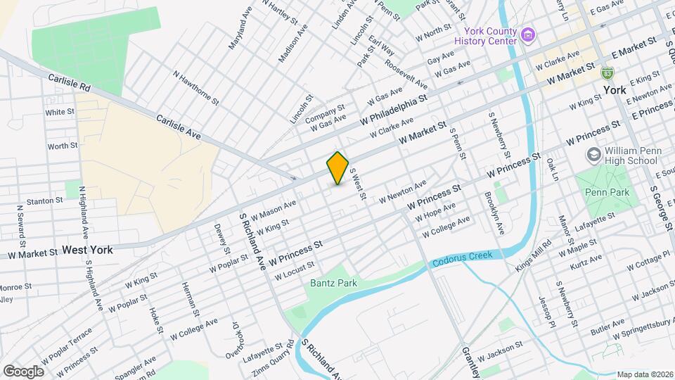 642 W Mason Ave Map and Location Details