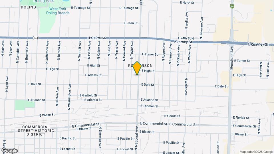 2125 N National Ave Map and Location Details
