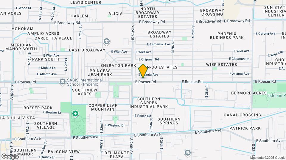 2426 E Roeser Rd Map and Location Details
