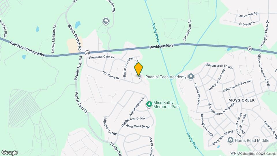 1519 Cold Creek Pl Map and Location Details