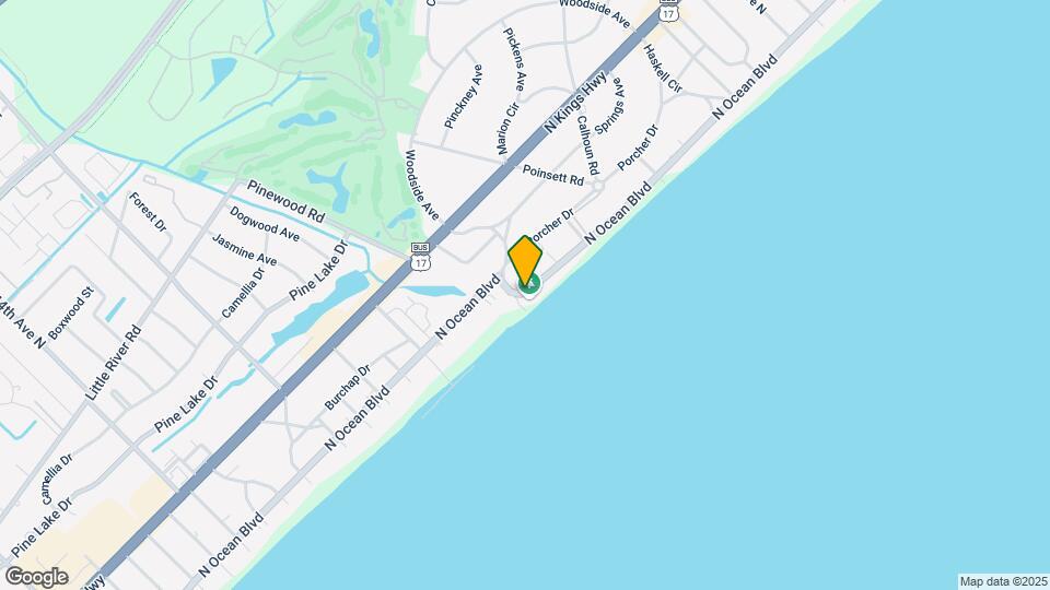 5500 N Ocean Blvd Mapa y Detalles de la Ubicación
