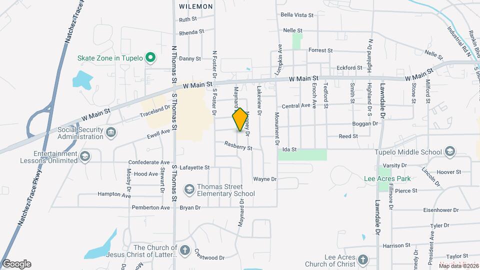 406 Maynard Dr Map and Location Details