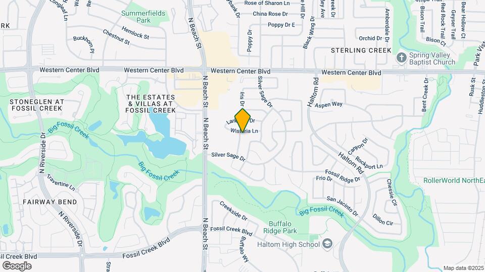 5832 Clear Creek Dr Map and Location Details