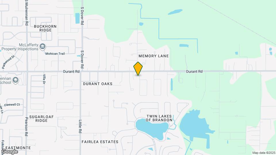 2607 Durant Trails Blvd Map and Location Details