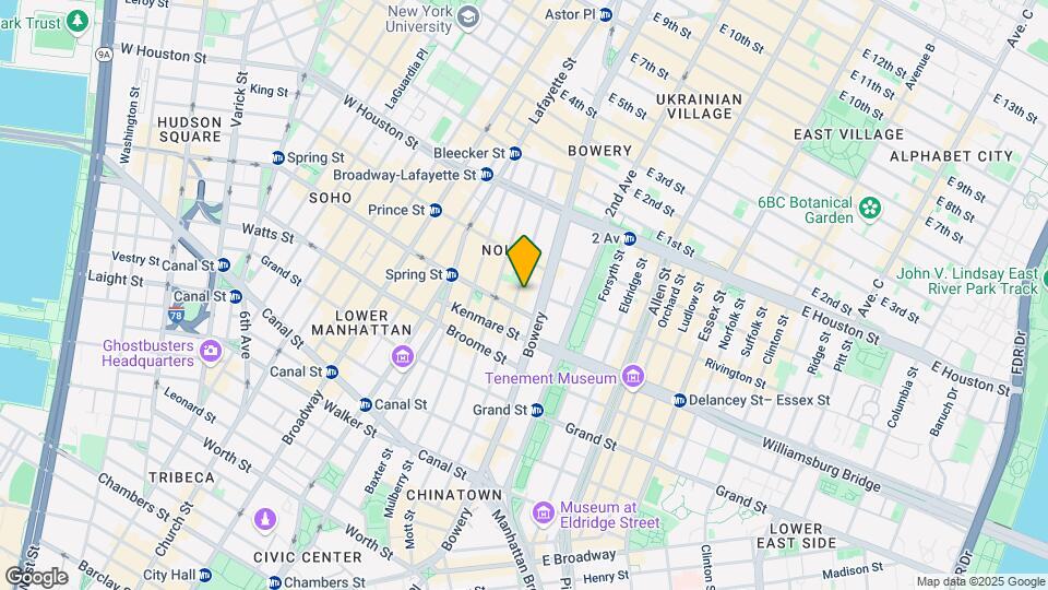 192 Elizabeth St Mapa y Detalles de la Ubicación