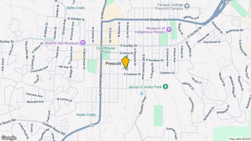 240 S Alarcon St Map and Location Details