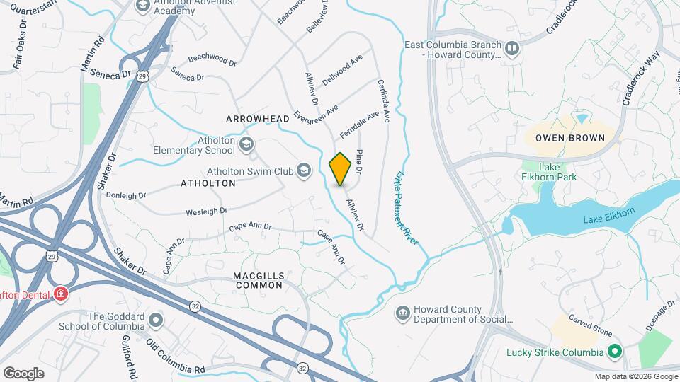 6738 Allview Dr Map and Location Details