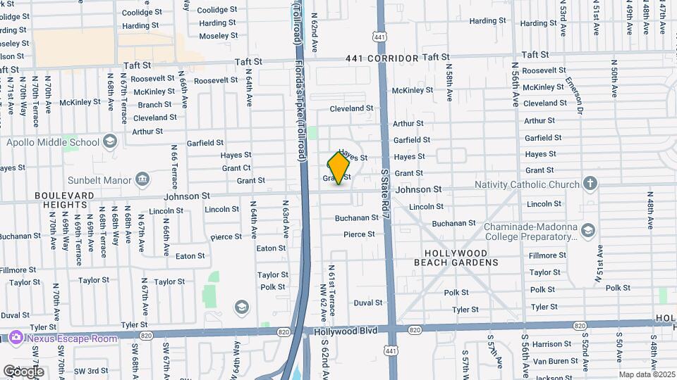 6139 Johnson St Map and Location Details