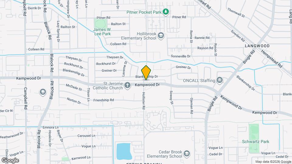 8758 Kempwood Dr Map and Location Details