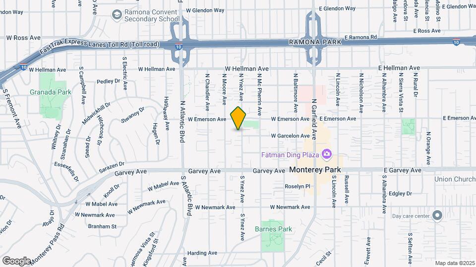 303 N Ynez Ave Mapa y Detalles de la Ubicación