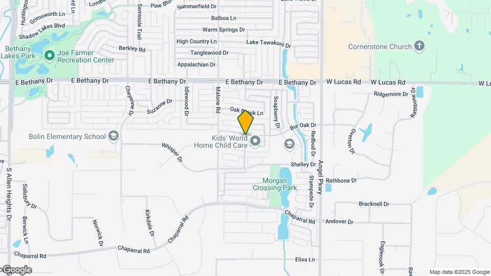 1700 Bur Oak Dr Map and Location Details