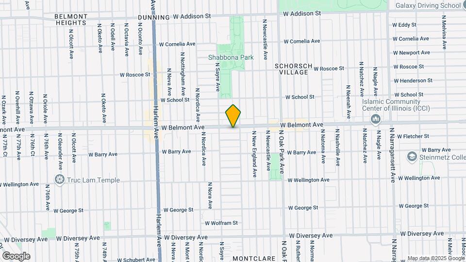 6945 W Belmont Ave, Unit 2R Map and Location Details
