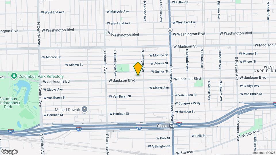 5018 W Jackson Blvd Mapa y Detalles de la Ubicación