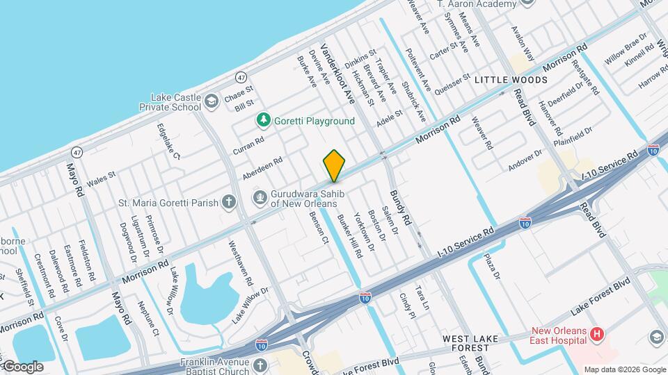 8802 Morrison Rd, Unit 8800 Map and Location Details