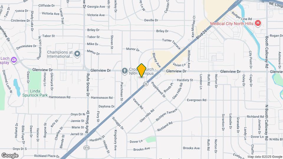 7064 Glenview Dr Map and Location Details