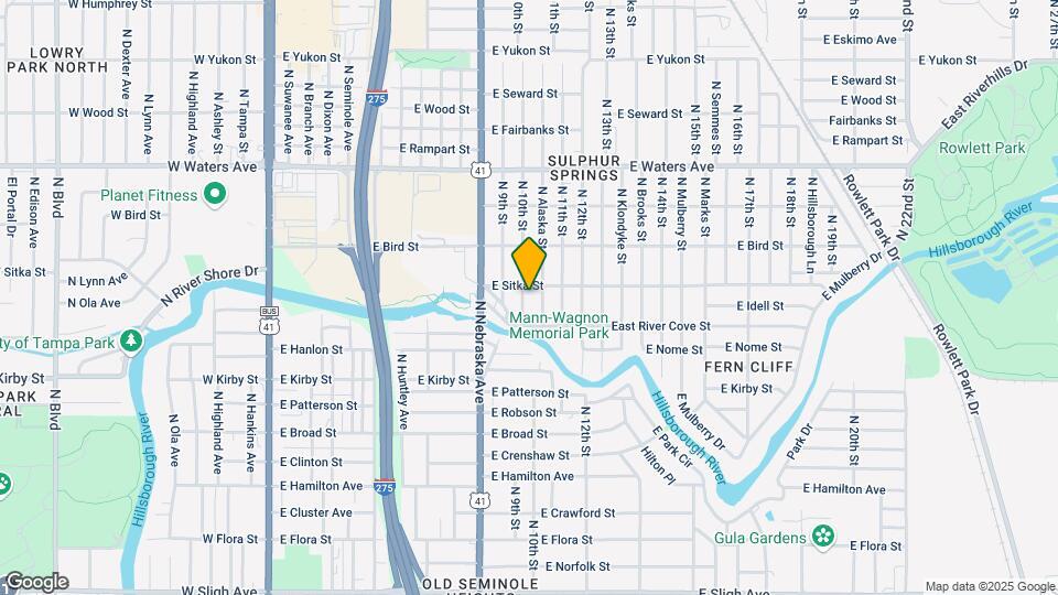 8015 N 10th St Map and Location Details