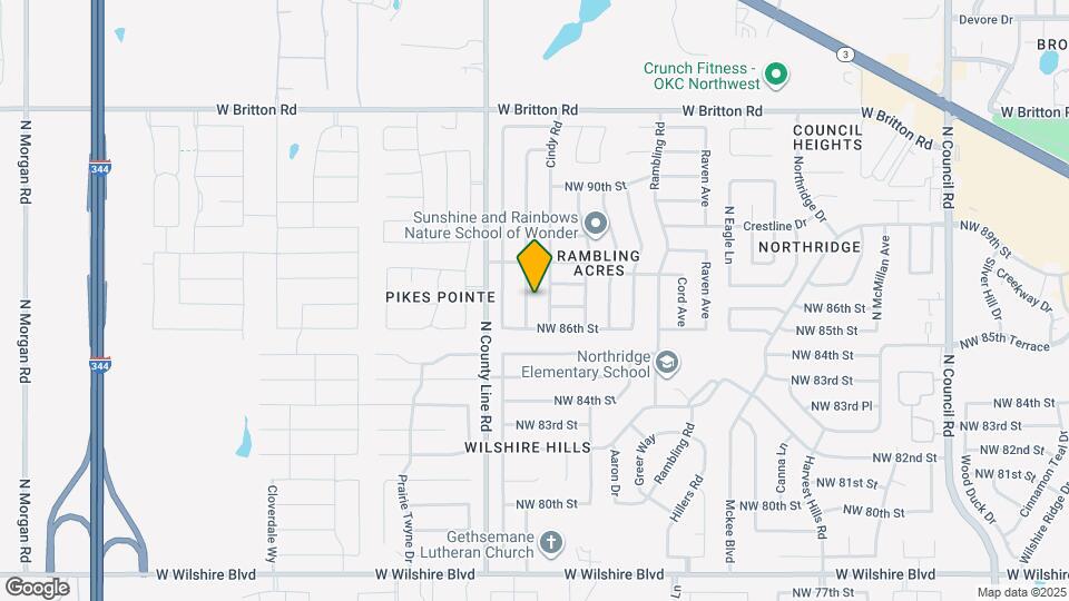 8716 Tracy Dr Map and Location Details