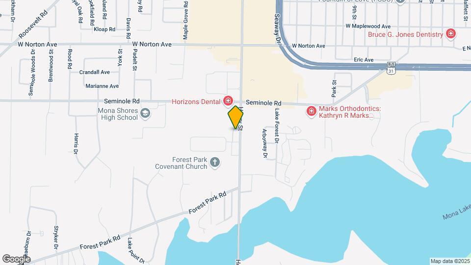 Mona Shores Apartments Map and Location Details