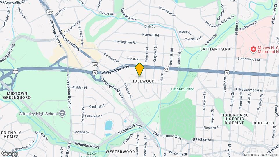 1004 Idlewood Dr Map and Location Details