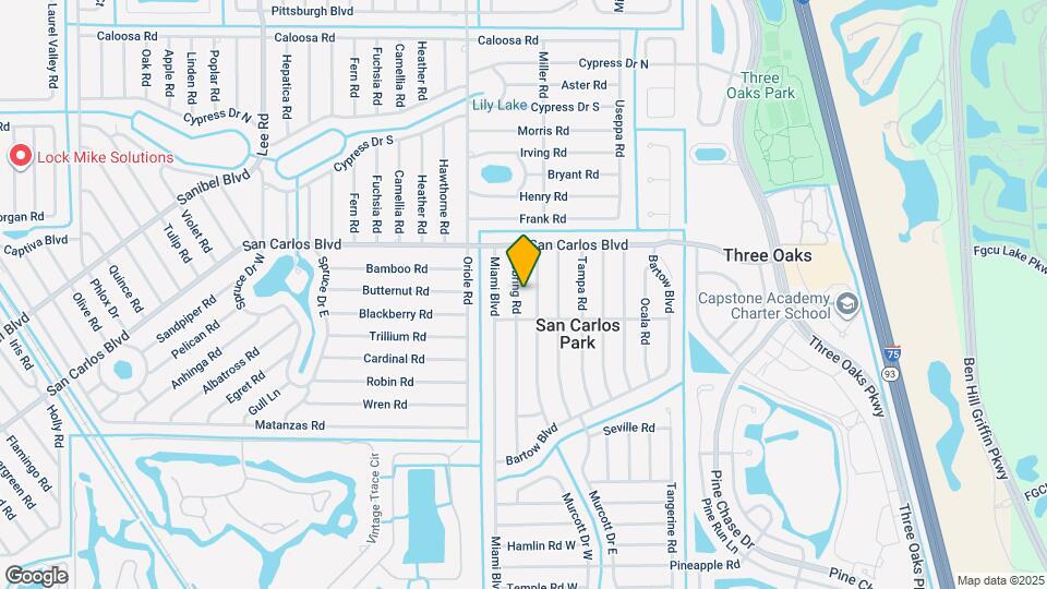 18525 Sebring Rd Map and Location Details