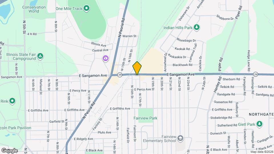 1610 E Sangamon Ave Map and Location Details