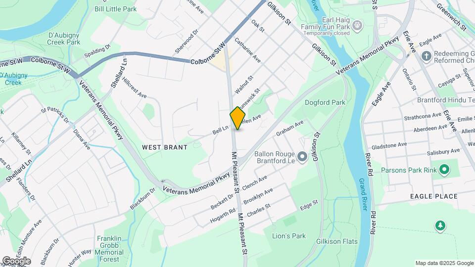 112 Mt Pleasant St Map and Location Details