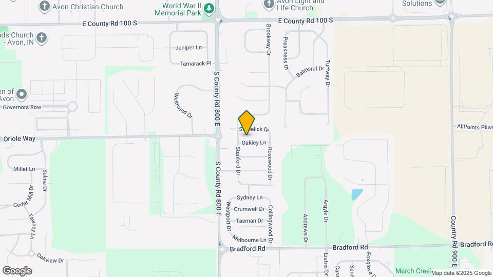 8126 Oakley Ln Map and Location Details