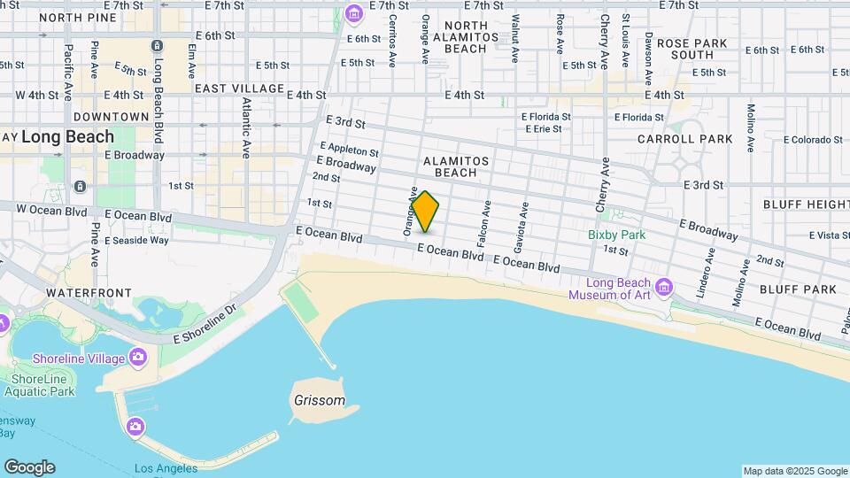 1235 E Ocean Blvd Map and Location Details