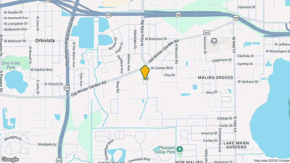 139 S Pine Hills Rd Map and Location Details