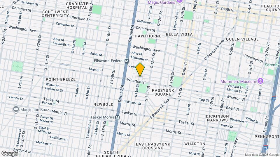 1237 S 13th St Map and Location Details