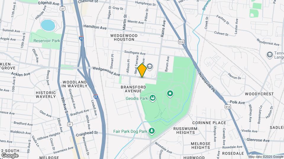 523 Wedgewood Ave Map and Location Details