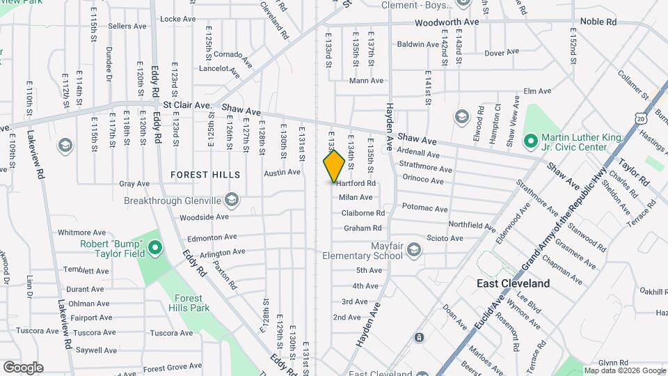 1505 E 133rd St Map and Location Details