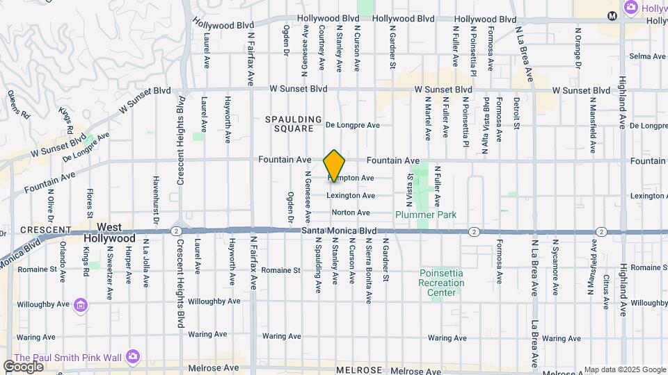 1204 N Spaulding Ave Mapa y Detalles de la Ubicación