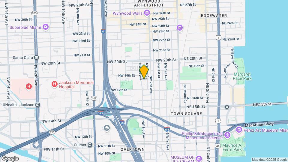 1767 NW 3rd Ave Map and Location Details