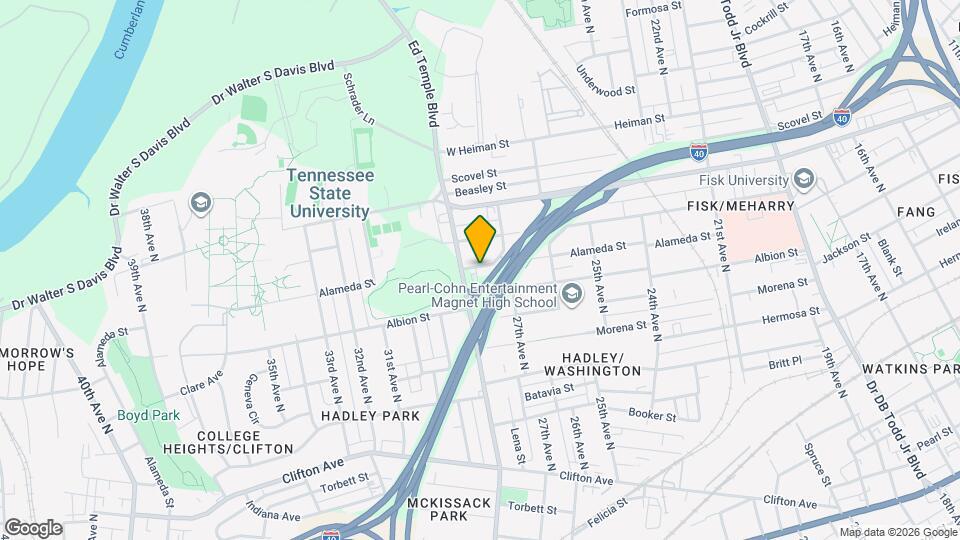 2713 Alameda St Map and Location Details