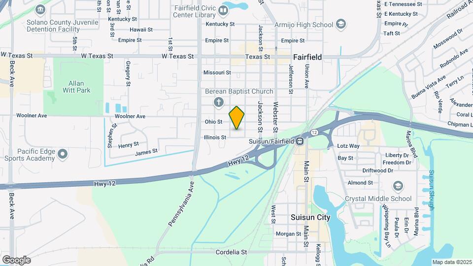 1028 Illinois St-Unit -B Map and Location Details