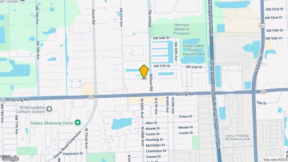 5830 SW 58th Ct Map and Location Details