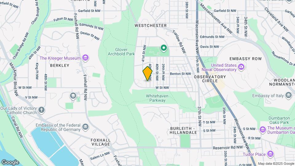 2212 40th Pl NW Map and Location Details
