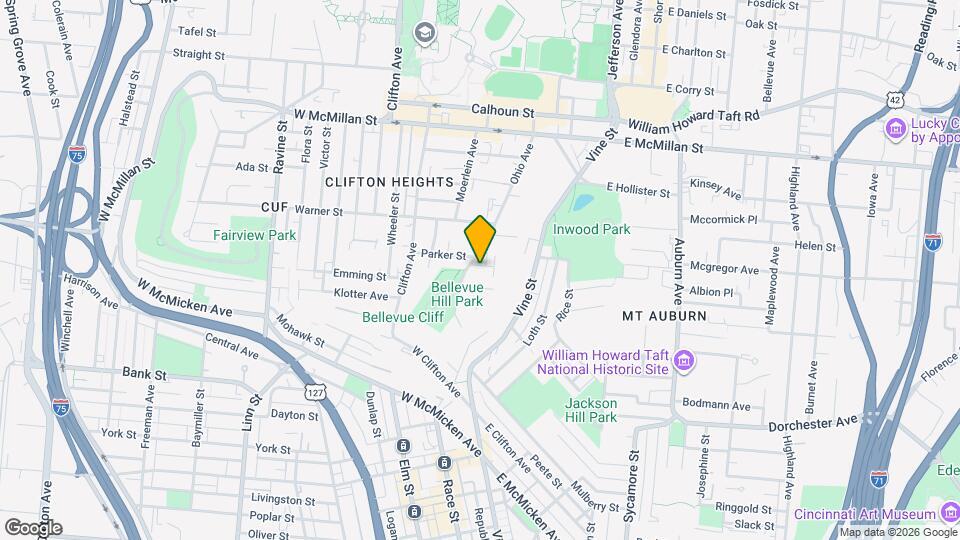 53 Parker St Map and Location Details