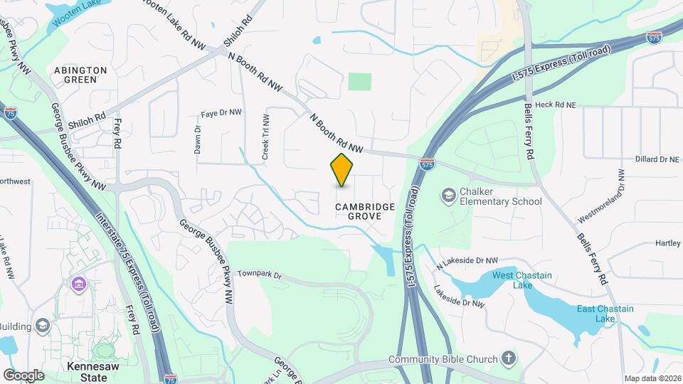 398 Ethridge Dr NW Map and Location Details