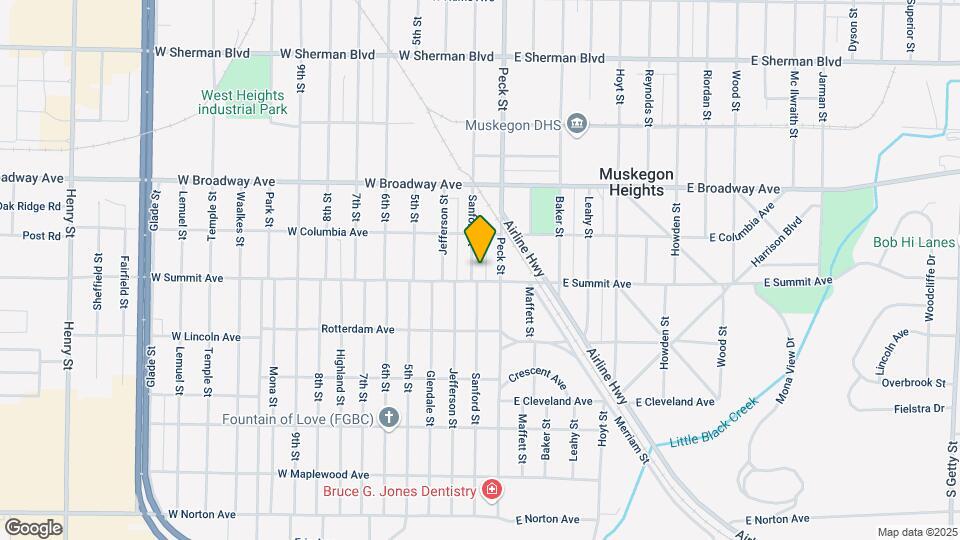 2932 Sanford St Mapa y Detalles de la Ubicación