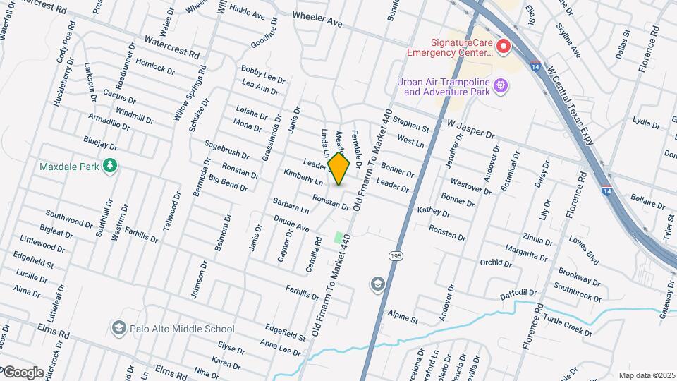 1411 Camilla Rd Map and Location Details