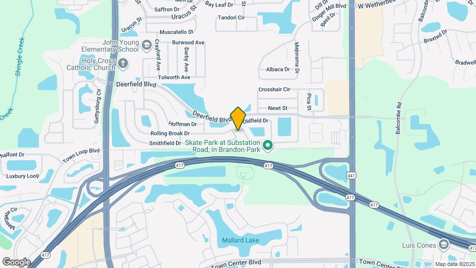 2425 Rolling Broak Dr Map and Location Details