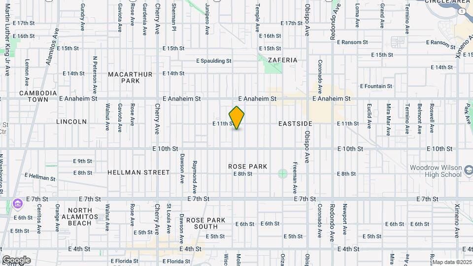 1058 Molino Ave Map and Location Details