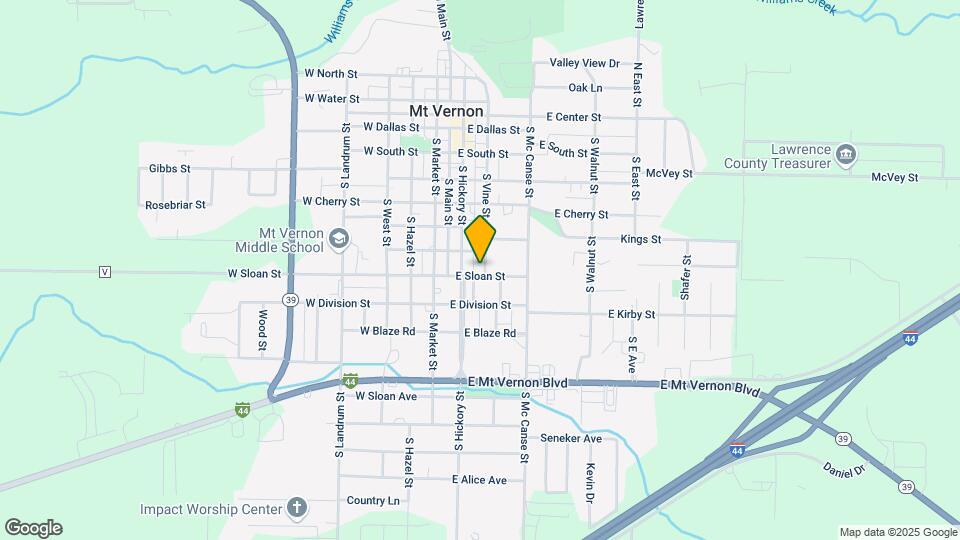 719 S Vine St Map and Location Details