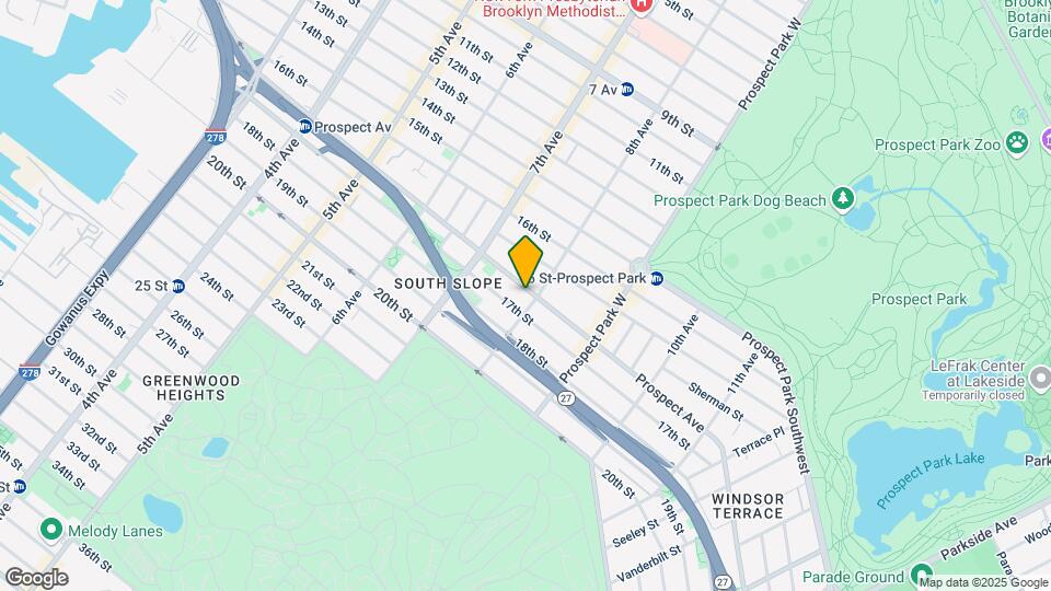 416 Prospect Ave Map and Location Details