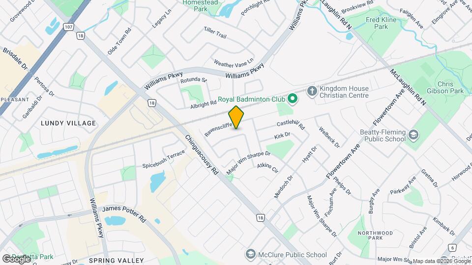 116 Muirland Crescent Map and Location Details